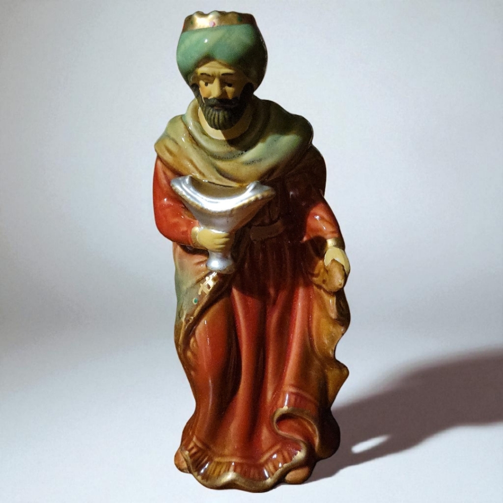 Vtg 90's Kirkland Potter's Garden II Nativity Set Replacement Standing Wiseman - Picture 2 of 6